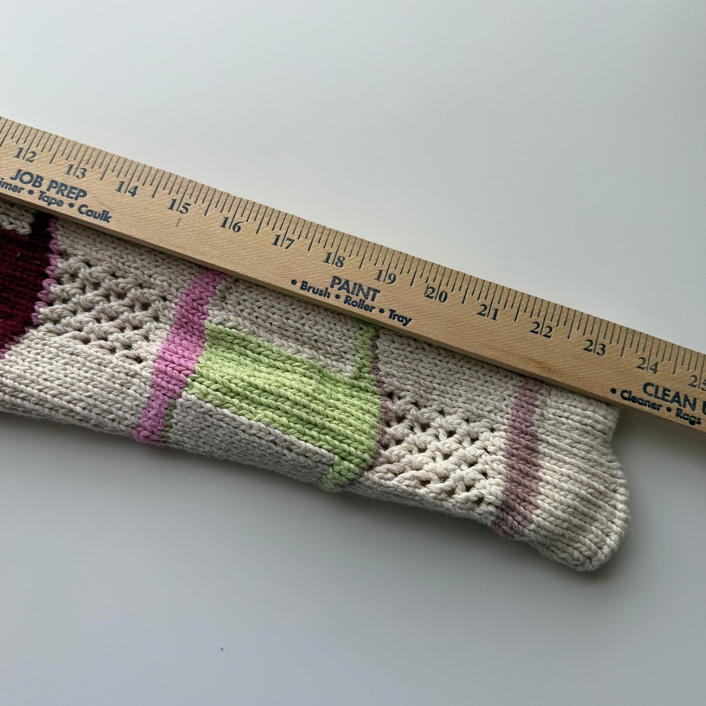 L.A. Hearts Chunky Cotton Colorblock Knit Sweater M - Picture 9 of 9